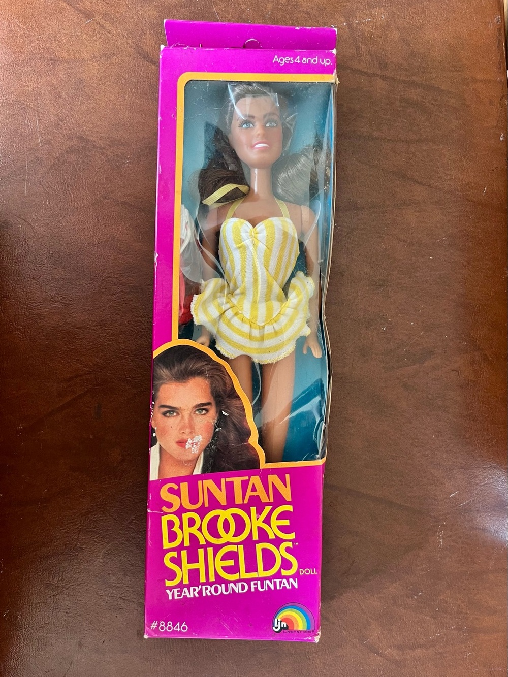 Vintage Brooke Shields 1982 LJN Suntan Doll #8846 Original Box